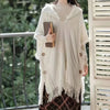 poncho con capucha